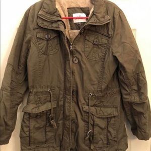Olive winter coat